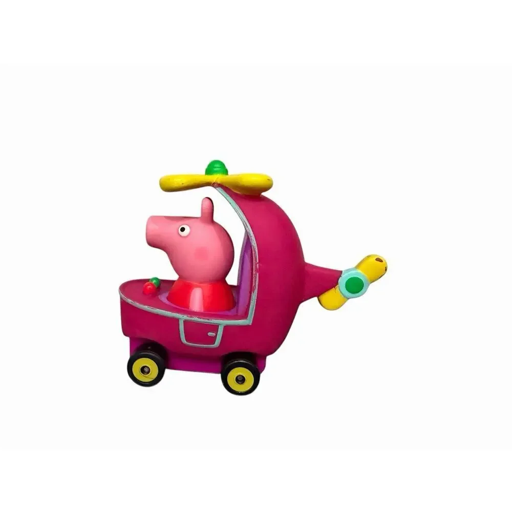 Peppa Pig Mini Buggy Lot Of 5: George Rebecca Rabbit Zoe Zebra Pedro Pony Peppa